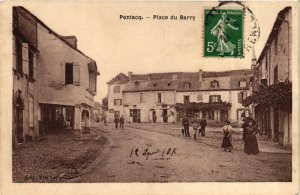 CPA PONTACQ Place du Barry (868799)