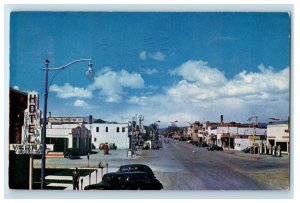 1948 Road View, Business District, Vernal Utah UT Posted Vintage Postcard