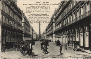 CPA PARIS 1e Rue Castiglione Colonne Vendome (997293)
