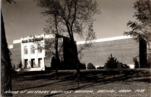 Real Photo Postcard House of Yesterday Hastings Museum, Nebraska~137984