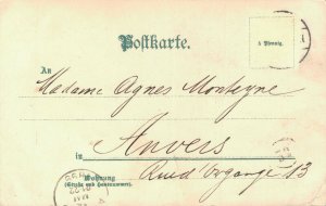 Germany Gruss aus Thuringen Willkumme! 1899 04.82