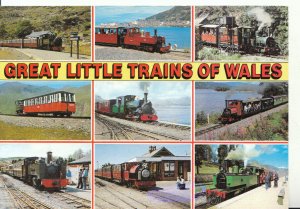 Wales Postcard -Great Little Trains of Wales, Welsh Railway.Posted 1993 - 18808A