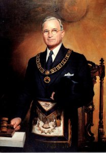 Harry S Truman Library and Museum Portrait Of Truman As Masonic Grand Master ...