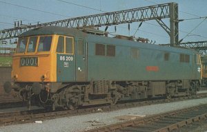 Railways Postcard -Trains -No 86 209 Electric locomotive City of Coventry W955