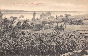 Paraguay Colonia Hohenau Puerto Hafenpartie vintage postcard B949