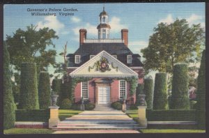 Virginia Williamsburg - Governor's Palace formal ballroom Garden ~ Linen