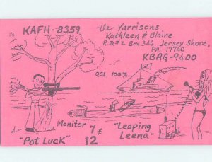 Pre-1980 RADIO CARD - Jersey Shore - Near Lock Haven & Williamsport PA AH1110