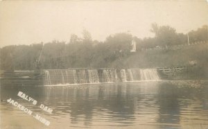 Postcard RPPC Minnesota Jackson Wally's Dam C-1910 23-2548