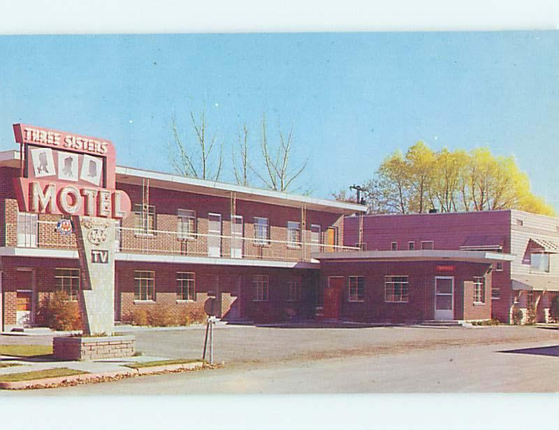 Unused Pre-1980 THREE SISTERS MOTEL Montpelier Idaho ID M3598