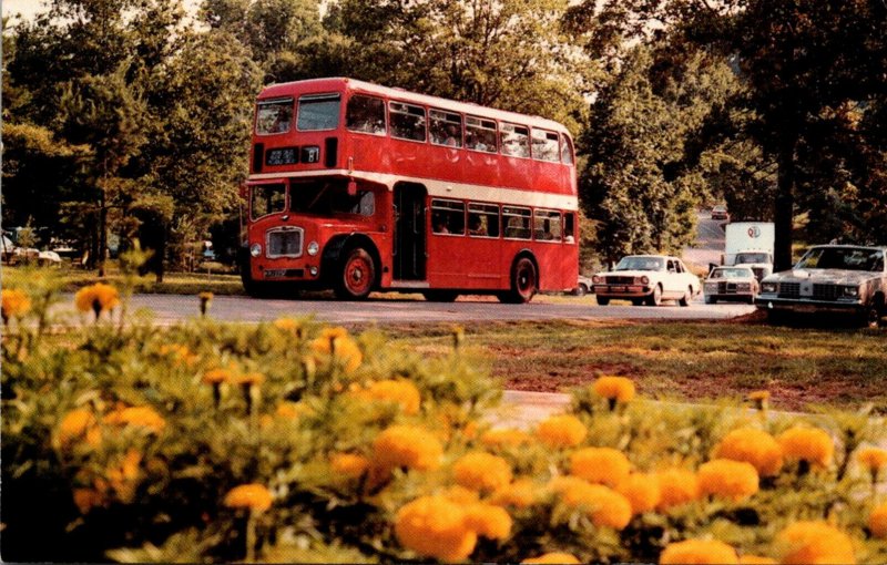 British Double Decker Buses At Heritage U S A