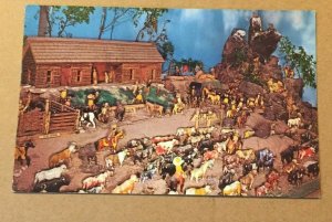 VINTAGE UNUSED POSTCARD WHITTLING COWBOY'S RANCH, WHITE'S CITY, NEW MEXICO