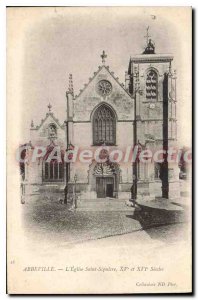 Postcard Old Abbeville Holy Sepulcher Church