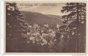 BAD HARZBURG, Lower Saxony, Germany, PU-1912; Blick Vom Kleinen Burgberg