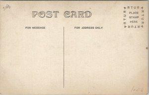 RPPC Dapper Attractive Man Gentleman Derby Hat Coat Suitcase Postcard V5