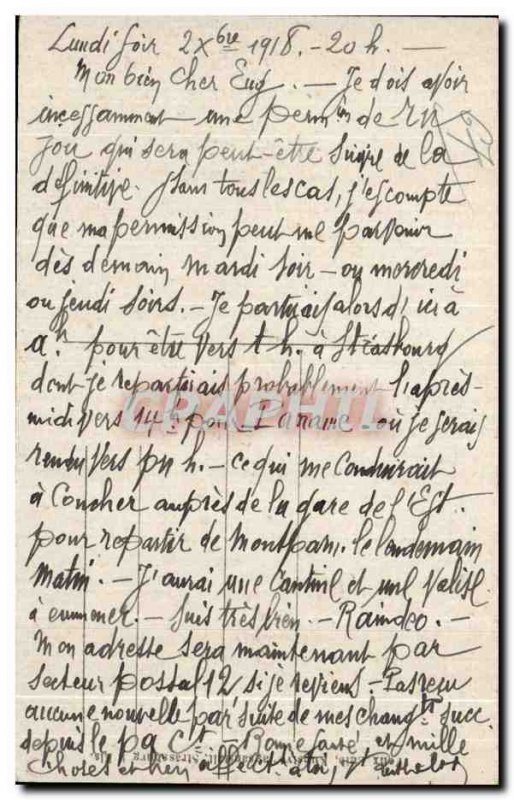 Old Postcard Schirmeck i Els