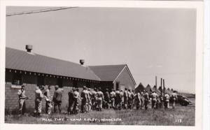 Minnesota Military Camp Ripley Meal Time Real Photo