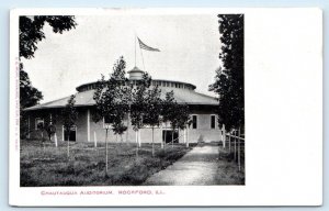 ROCKFORD, IL Illinois ~  CHAUTAUQUA AUDITORIUM  c1900s Winnebago County Postcard