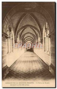 Postcard Abbey of the Grande Trappe the cloister of the Rosary Soligny la Trappe