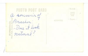 NY - Brasher Falls. Main Street ca 1940   RPPC