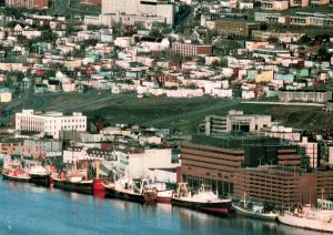 HANDCRAFTED CONTINENTAL SIZE POSTCARD THE EASTERNMOST CITY ST.JOHN CANADA(NF)