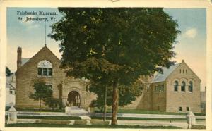 Fairbanks Museum - St Johnsbury VT, Vermont - pm 1917 - WB