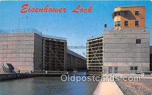 Eisenhower Lock Lake St Lawrence Postcard