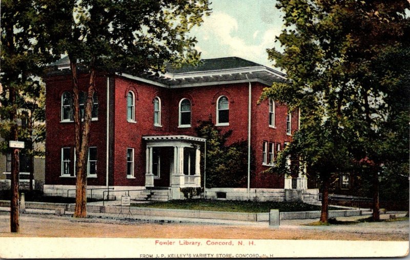 New Hampshire Concord Fowler Library