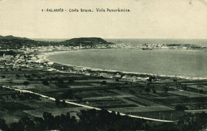 spain, PALAMÓS, Costa Brava, Vista Panoramica (1910s)