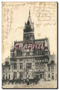 Old Postcard The Compiegne Hotel de Ville