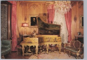 Steinway Piano, Drawing Room, Parkwood, Oshawa, Ontario, Chrome Postcard