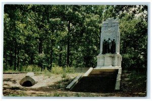 c1960 Illinois Monument Cheatham Hill Marietta Georgia Vintage Antique Postcard