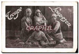 Old Postcard Troupe Loupescu