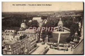 Old Postcard View of St. Anne's Basilica Steeple Jack