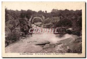 Old Postcard Creuse Picturesque edges Thaurion The Devil Laugh