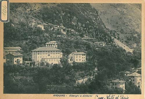 01260 VINTAGE POSTCARD: PORDENONE - ANDUINS: HOTEL HOTELS-