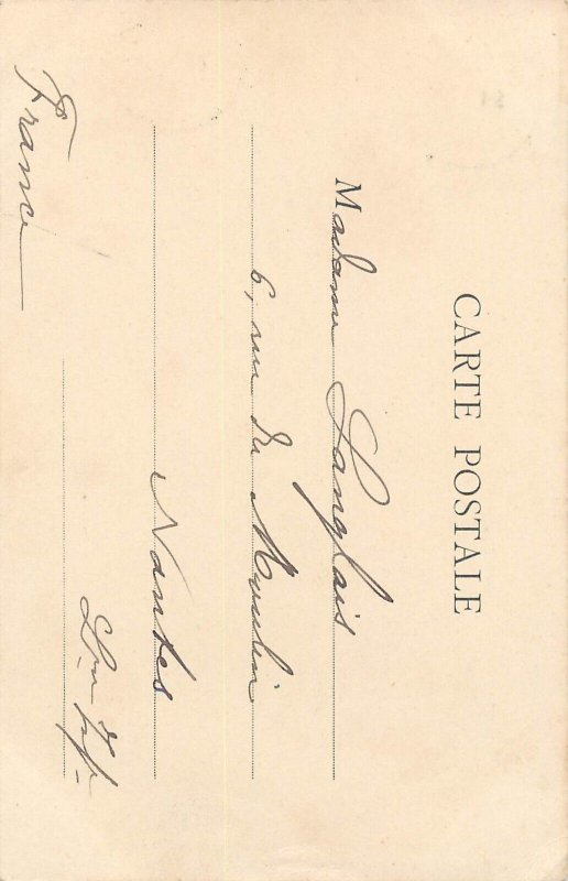 Lot of 3 postcards French Guinea Conakry Monument Ballay Gambia TCV stamps 1900s