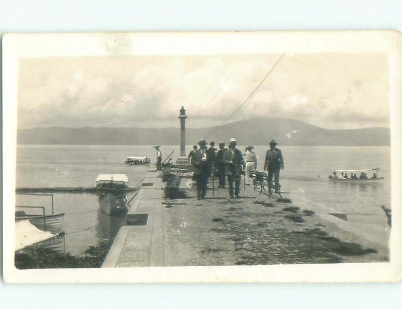 Pre-1942 rppc NICE VIEW Country Of Mexico i3747