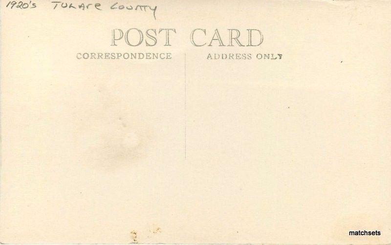 1920s Tulare County Modern Cottages California Hot Springs RPPC Postcard 2071