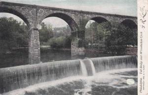 Tall Bridge over Wissahickon Creek Philadelphia PA Pennsylvania - pm 1907 - UDB