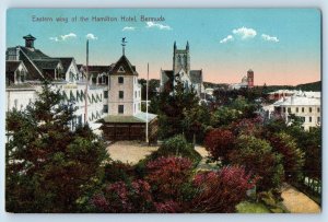 Bermuda Postcard Eastern Wing of the Hamilton Hotel c1910 Antique Unposted