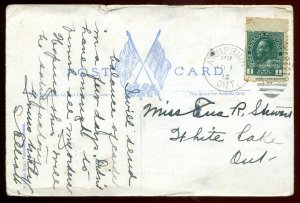 h1858 - ARNPRIOR Ontario Postcard 1912 Renfrew. John Street by Atkinson