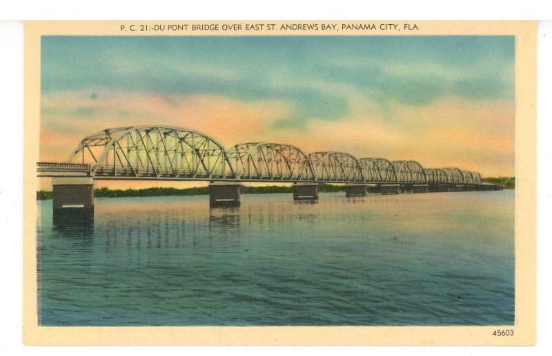 FL - Panama City. DuPont Bridge Over East St. Andrews Bay