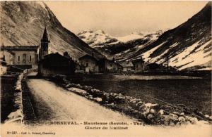 CPA BONNEVAL-sur-ARC - Maurienne vue générale. Glacier du Mullinet (713210)