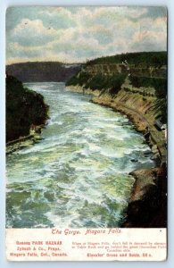 The Gorge Niagra Falls Canada 1907 Postcard