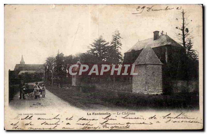 Old Postcard La Fontenelle the castle