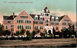 Postcard Sacred Heart Academy in Ogden, Utah JL1