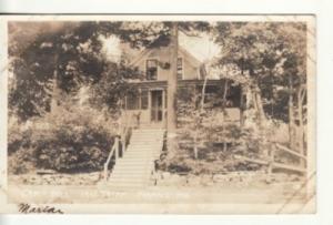 ME   POLAND,  CAMP BELL, LAKE TRIPP  RPPC postcard