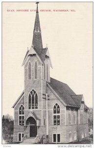 WAUKEGAN, Illinois, 1900-1910's; Evan, Swedish Luth. Church