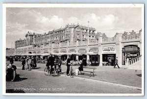 Scheveningen Netherlands Postcard Orange Gallery c1920's Antique Unposted