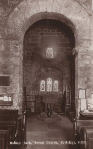 Roman Arch Corbridge Church Old Northumberland Real Photo Postcard